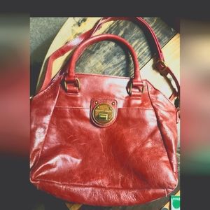 Red Leather Elliott Lucca Purse